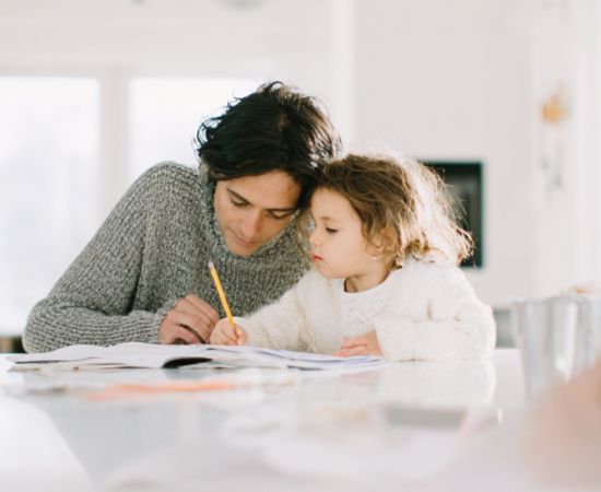 Parents having a conversation